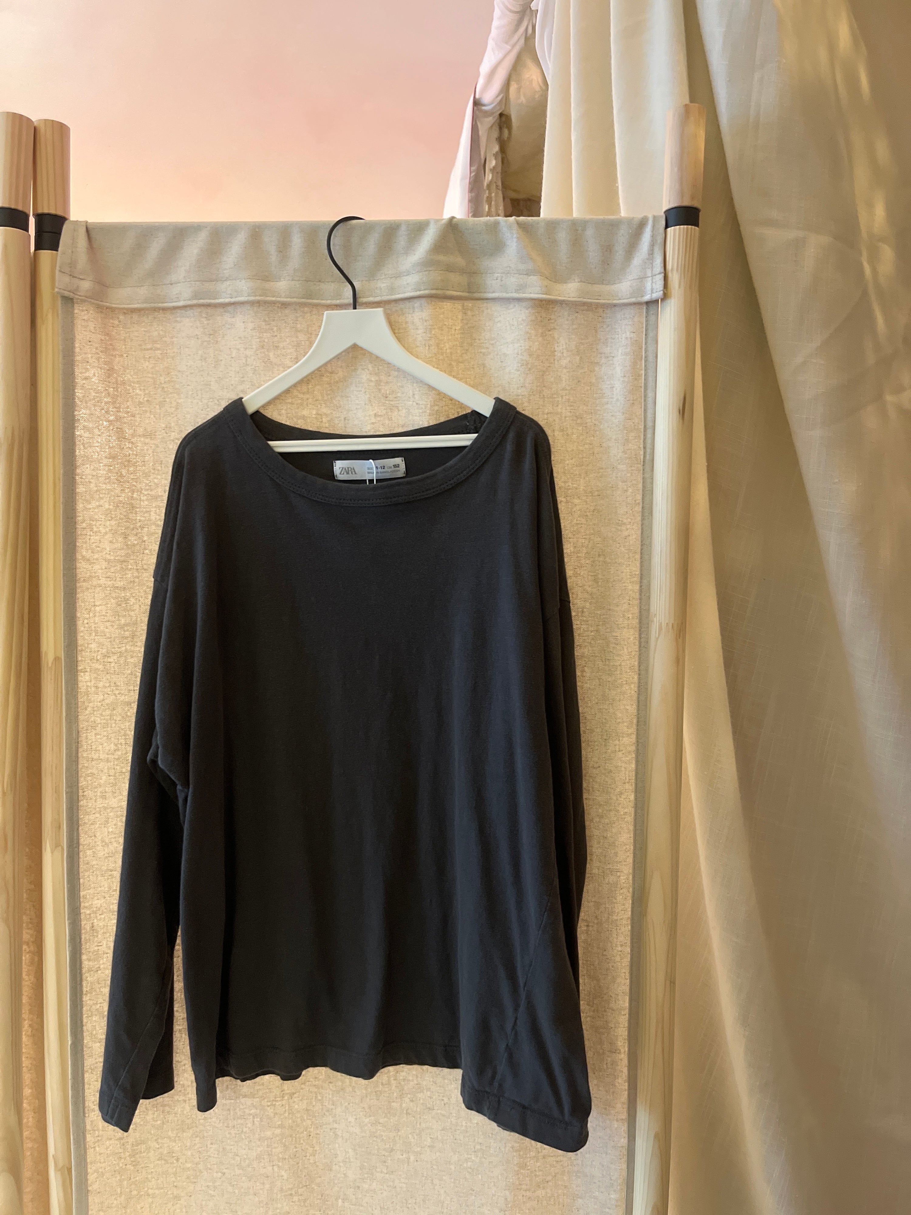 ZARA Gray Long Sleeve Shirt / 11-12