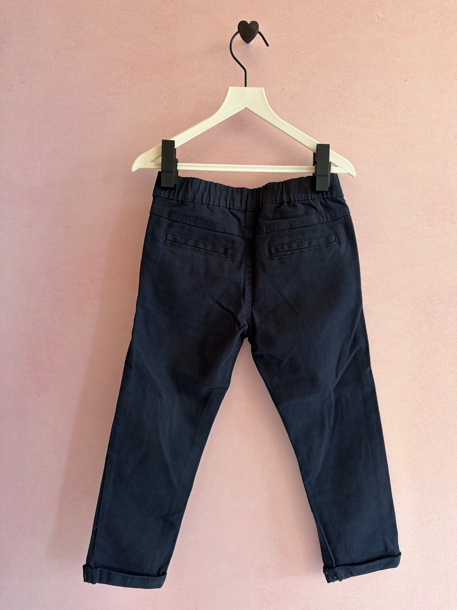 Tissaia Sailor Style Heart Patch Jeans / 6