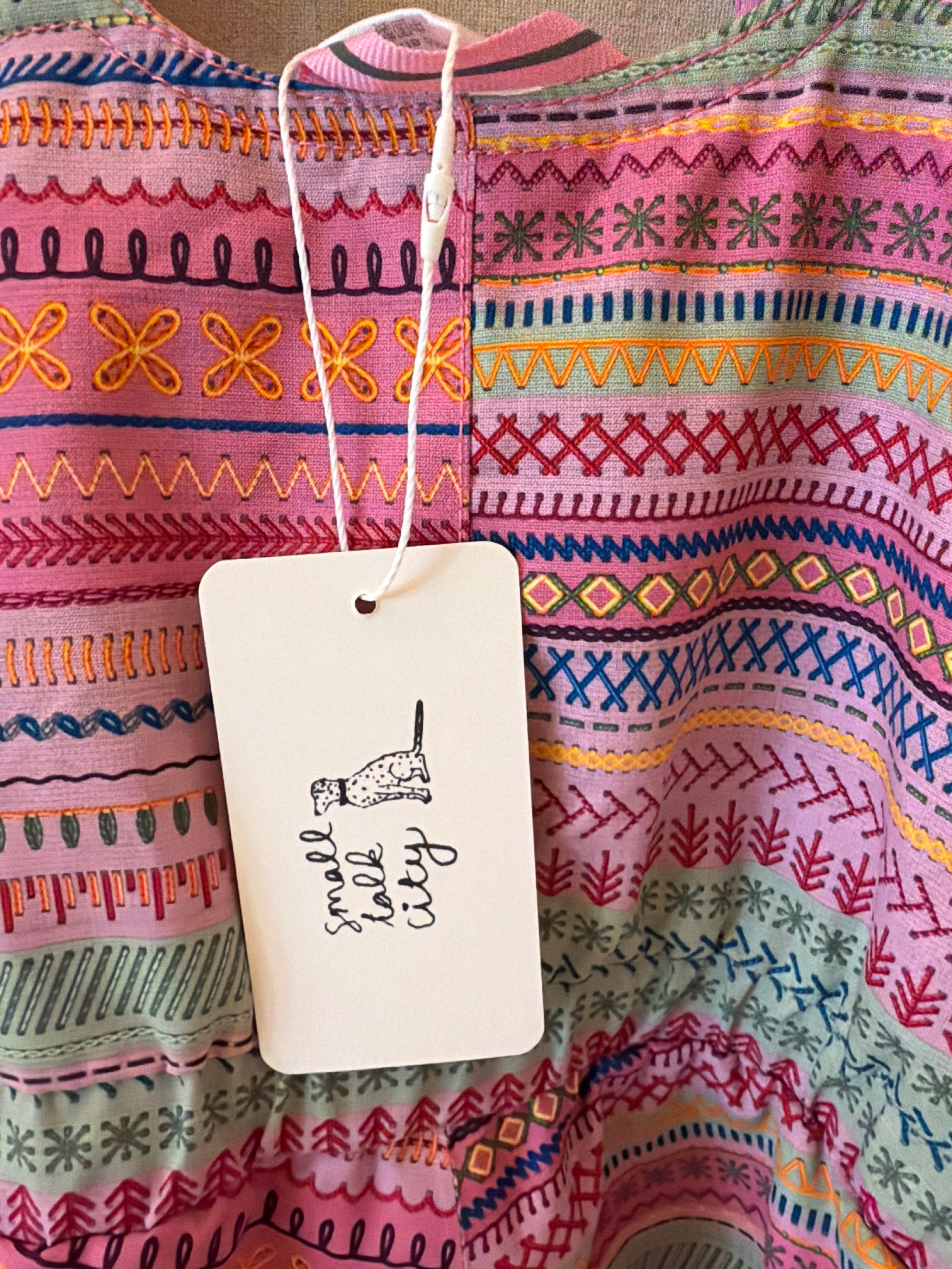 Obermeyer Pink Digital Embroidery Snow Bib / 6