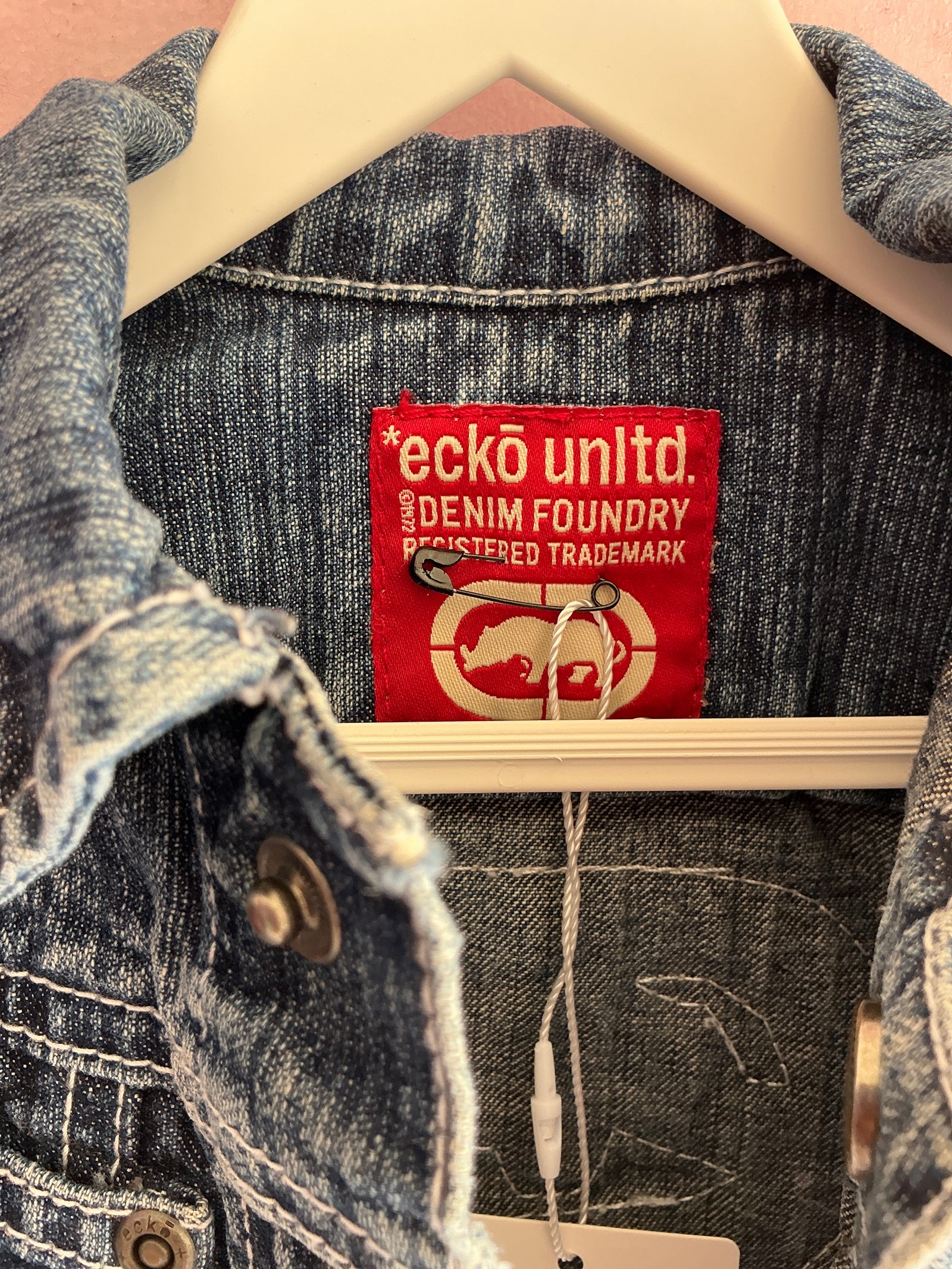 vintage Ecko Unltd Denim Blue Denim Jacket / 6 months