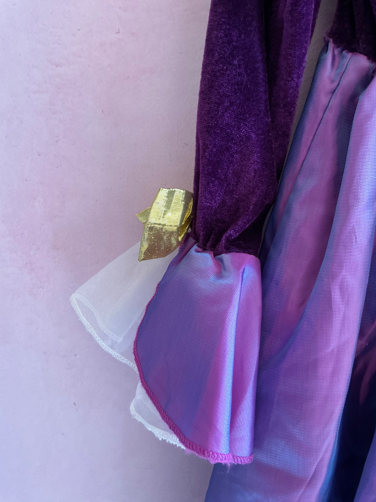 homemade Purple and Gold Princess Dress Up Costume / 3-4T