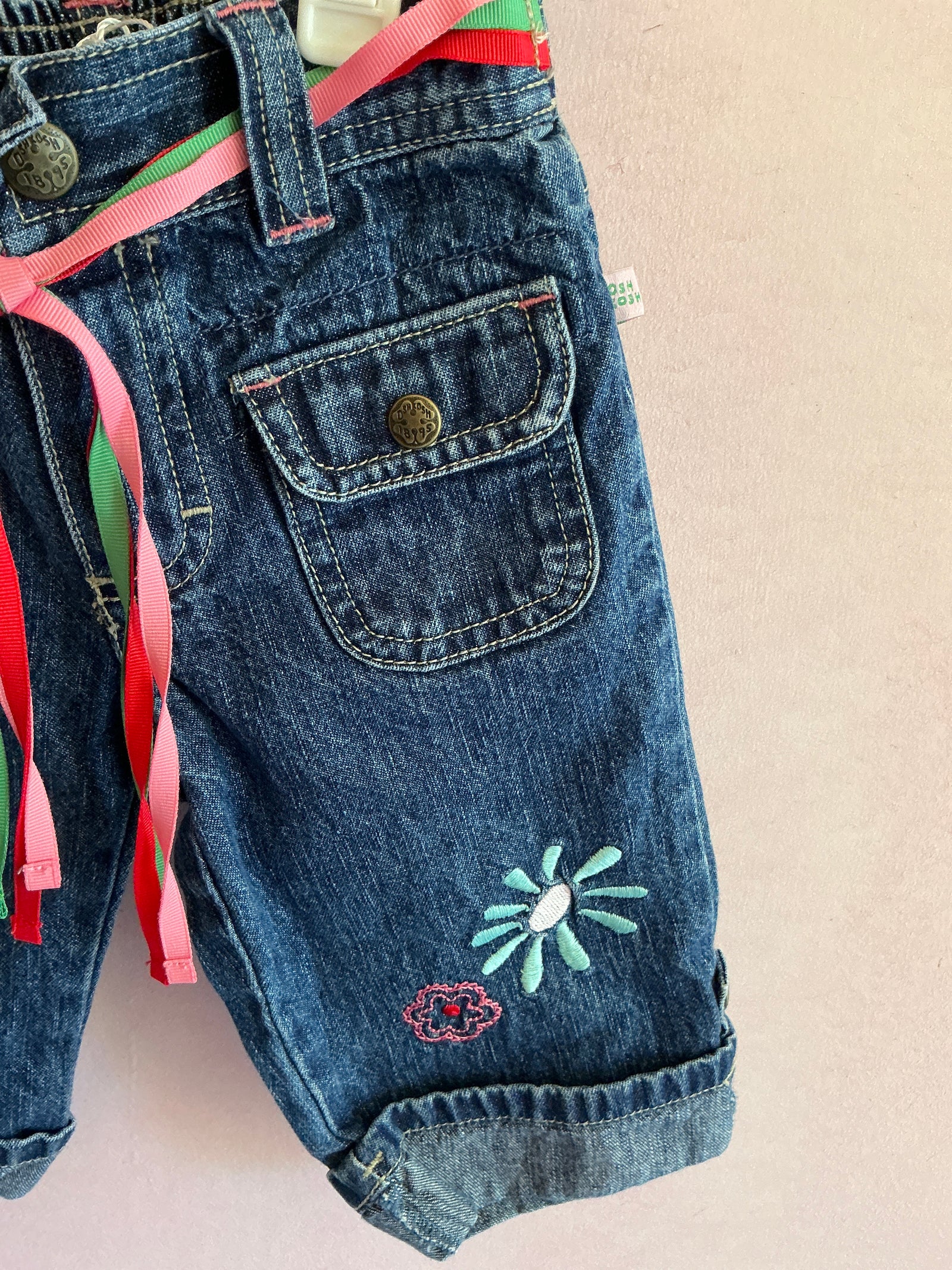 2007 practically vintage oshkosh ribbon denim / 2T