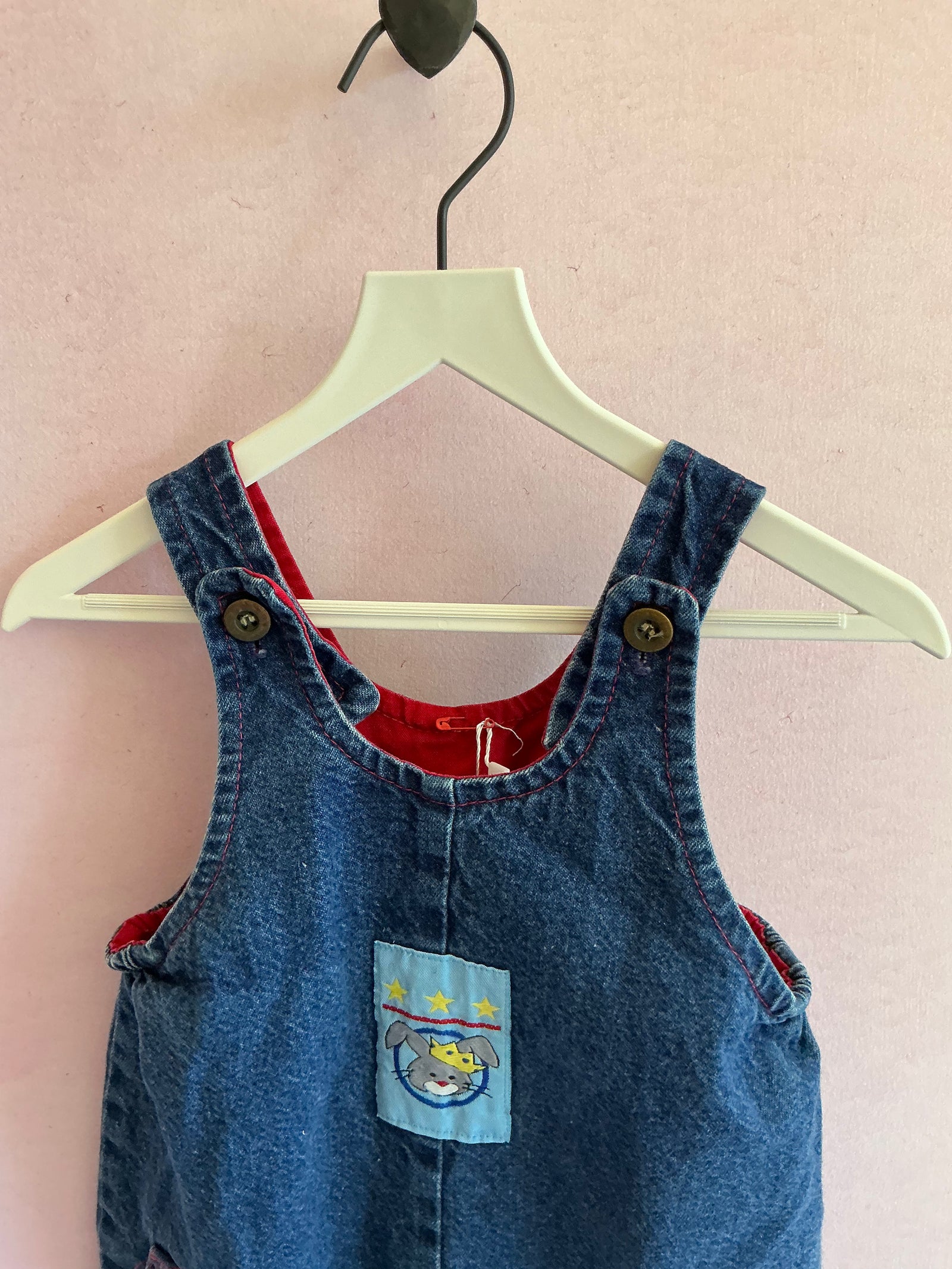 vintage health-tex King Bunny overalls / 12 months