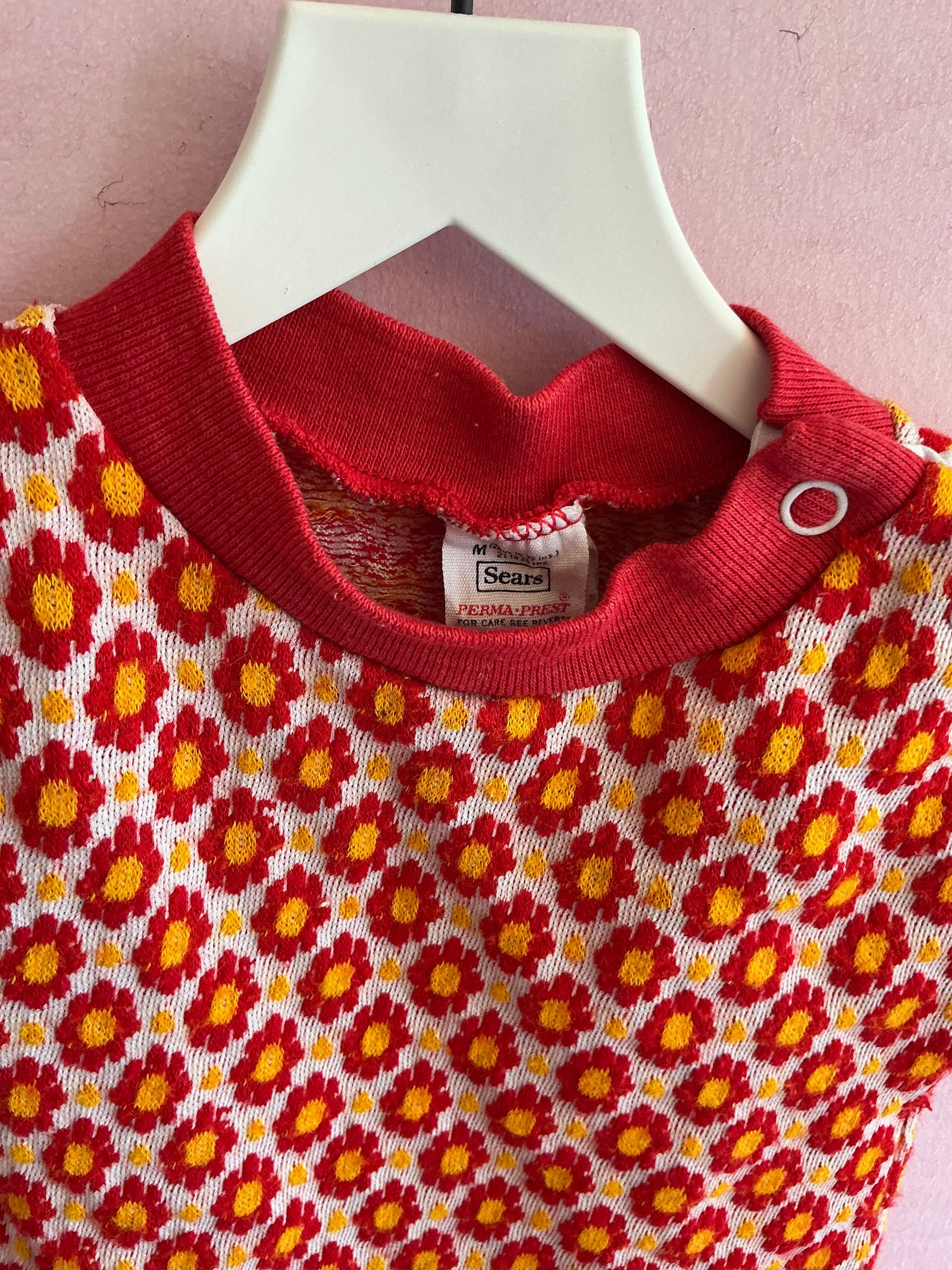 vintage sears 70s floral T-Shirt / 0-6 months