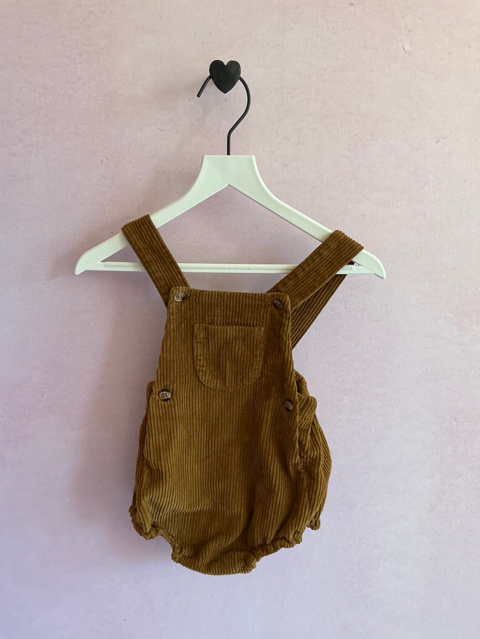 The Simple Folk Brown Corduroy Overalls / 3-6 months