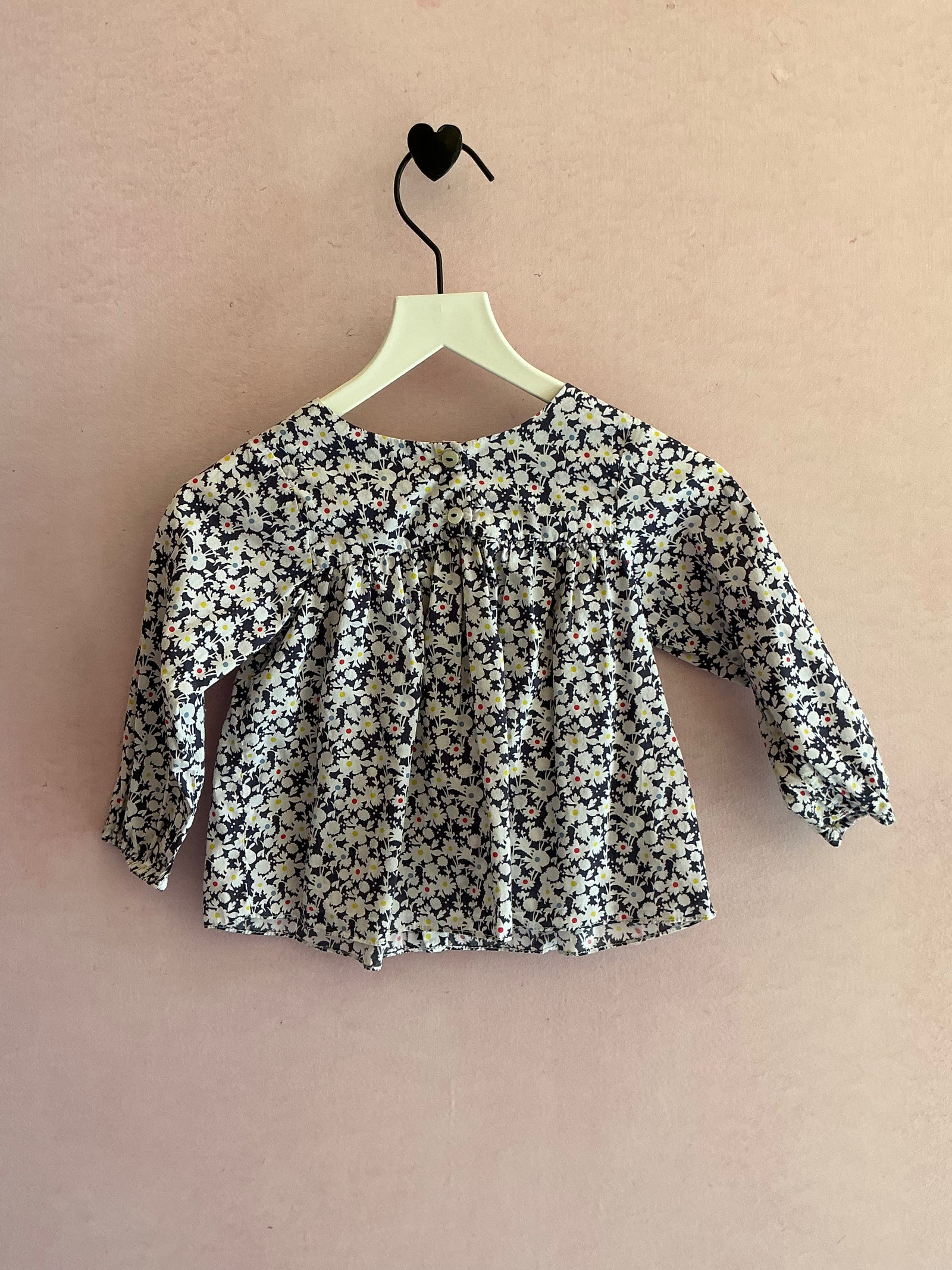 jacadi floral Blouse / 12 months