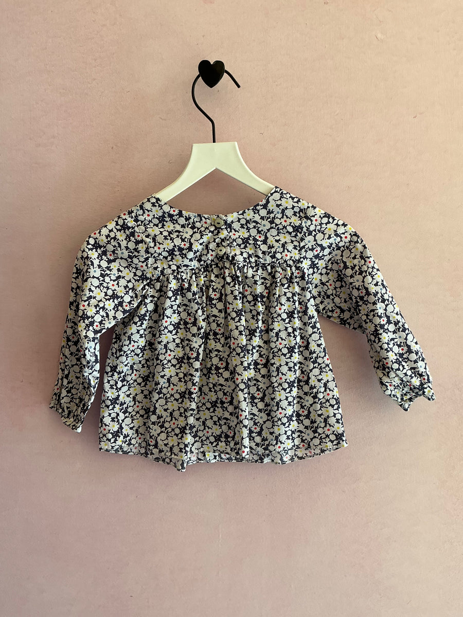 jacadi floral Blouse / 12 months