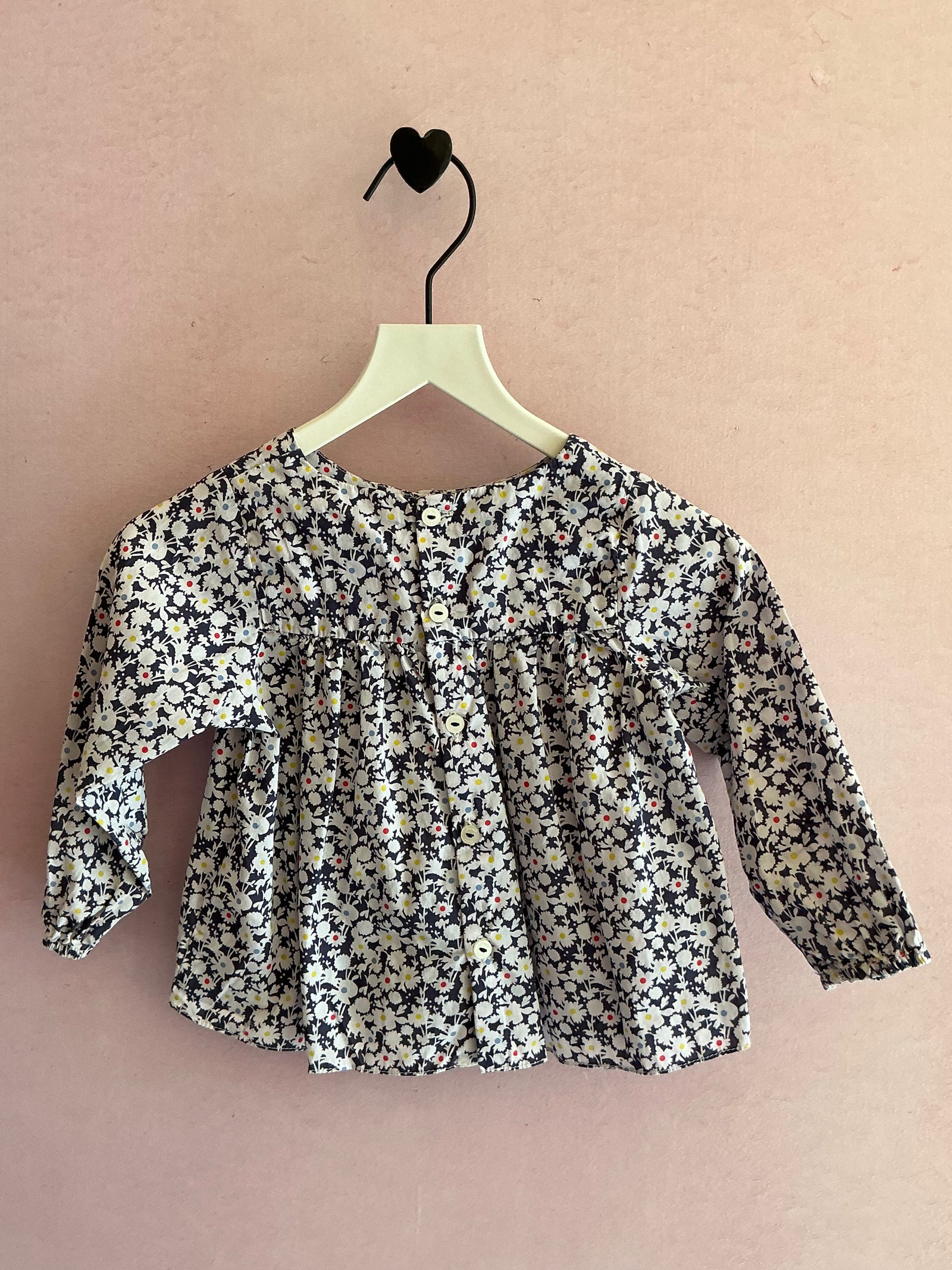 jacadi floral Blouse / 12 months