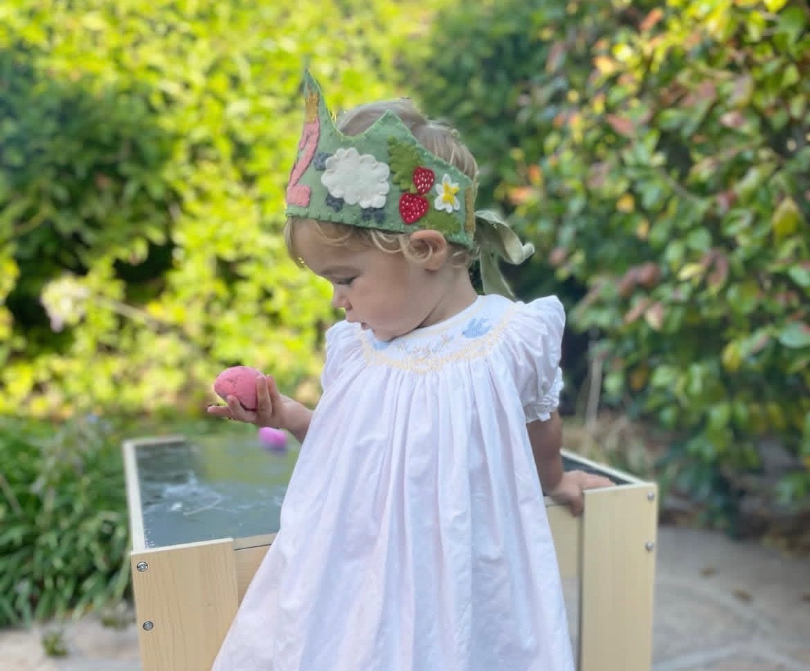 Families Make an Heirloom Birthday Crown