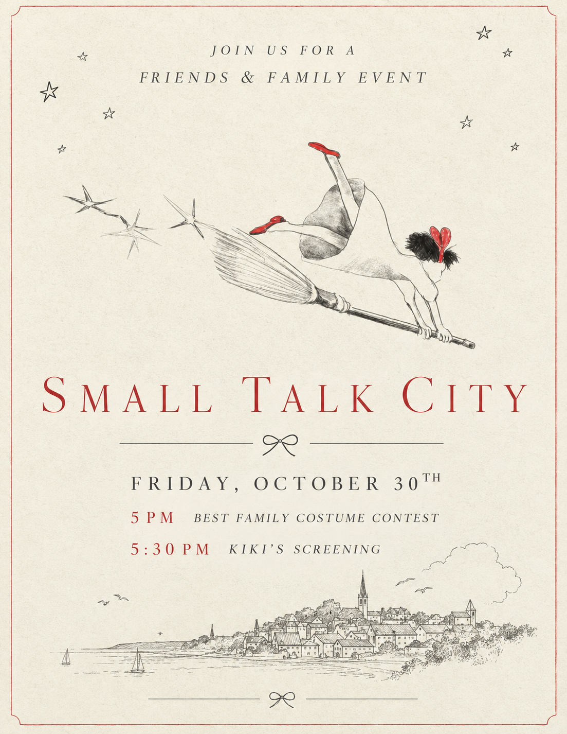 Family Costume Contest + Movie Night - Friday, October 30